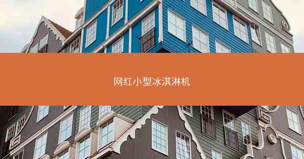网红小型冰淇淋机