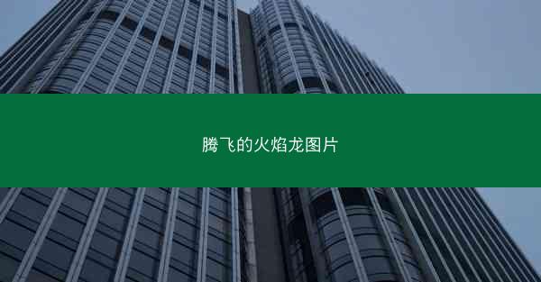 腾飞的火焰龙图片