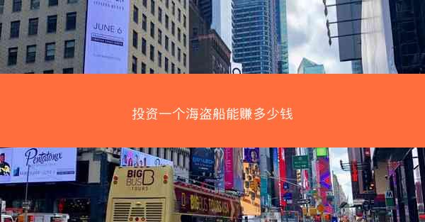 投资一个海盗船能赚多少钱
